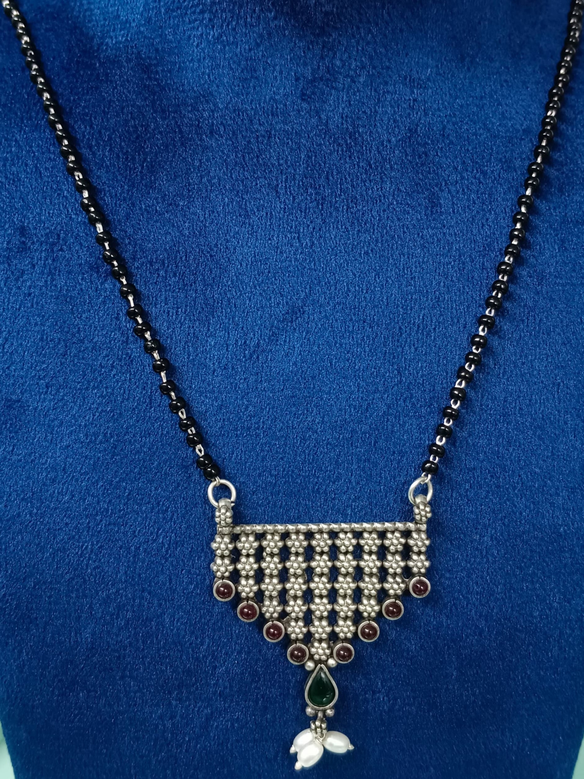 Silver oxide Traditional Mangalsutra