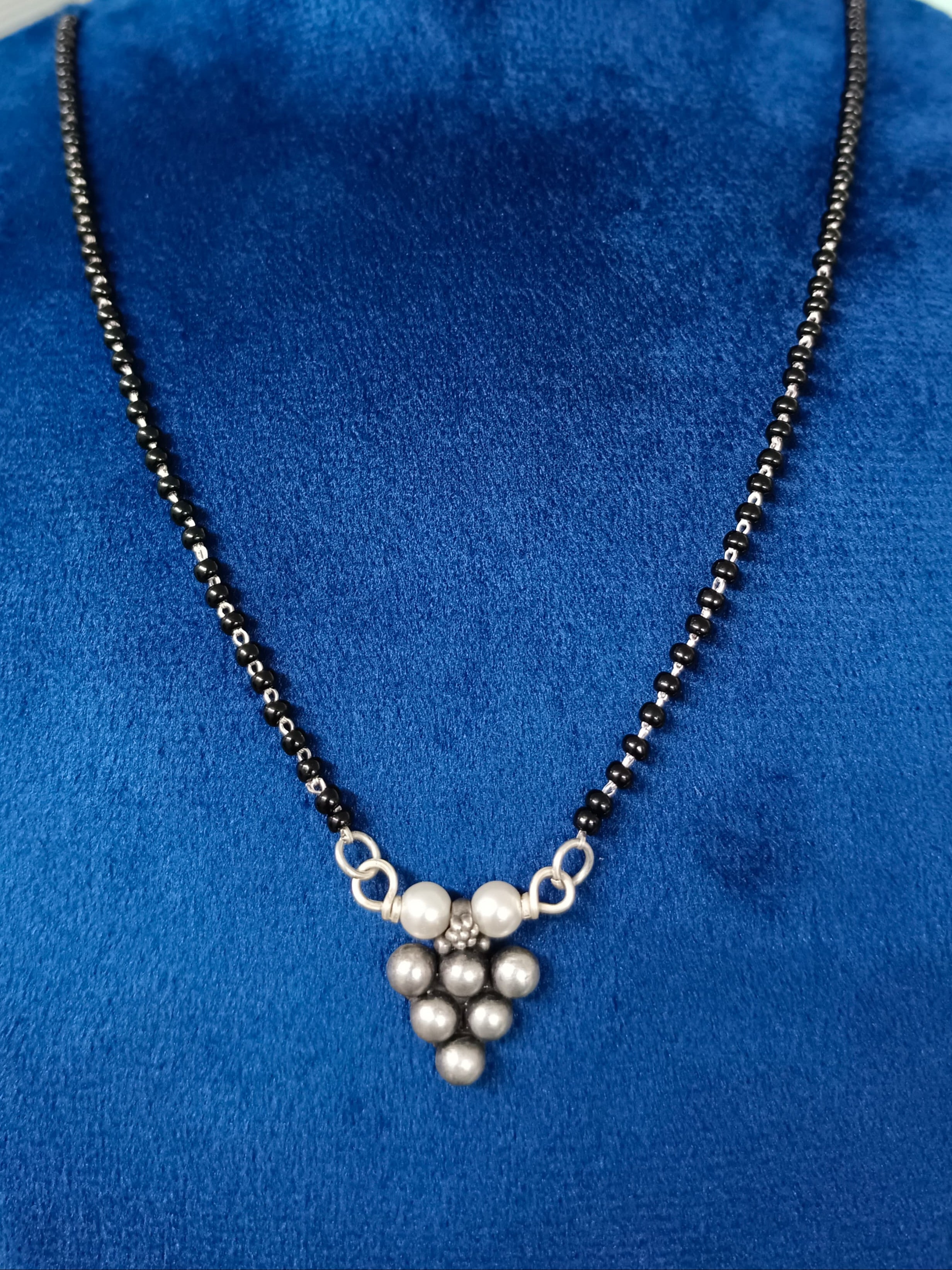 Silver Oxide Traditional Mangalsutra