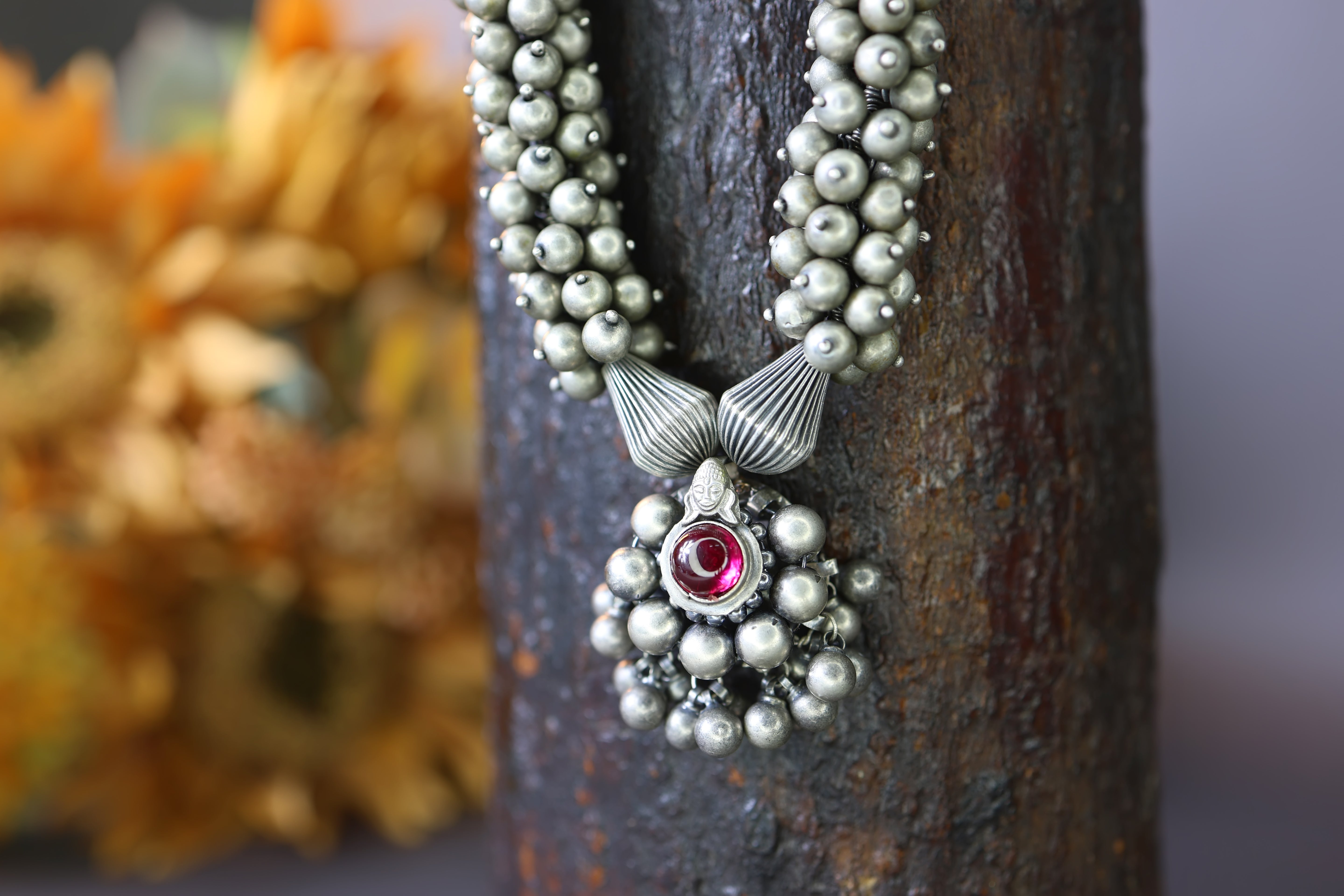 Silver Oxidise Necklace & Tops