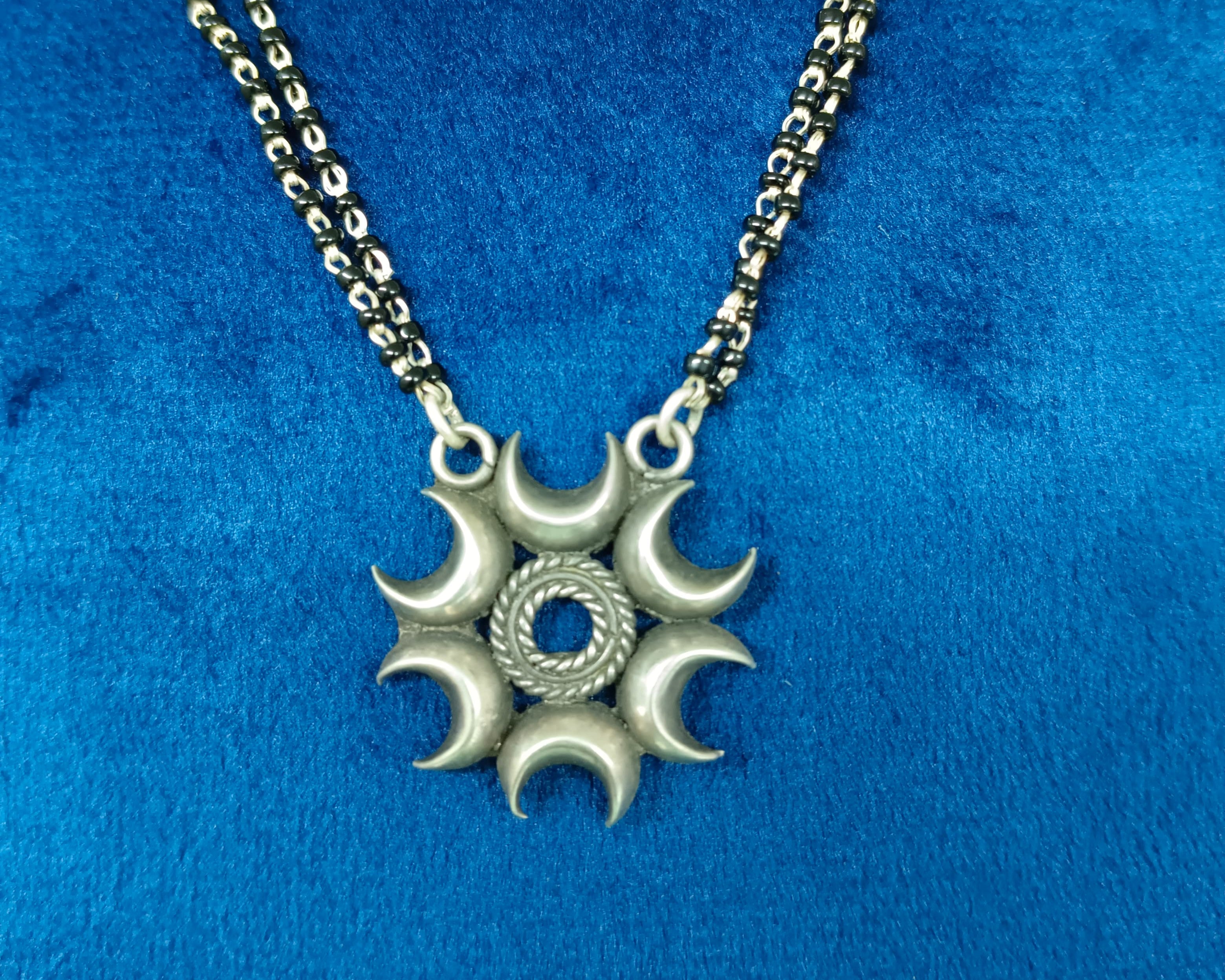 Silver Oxide Traditional Mangalsutra