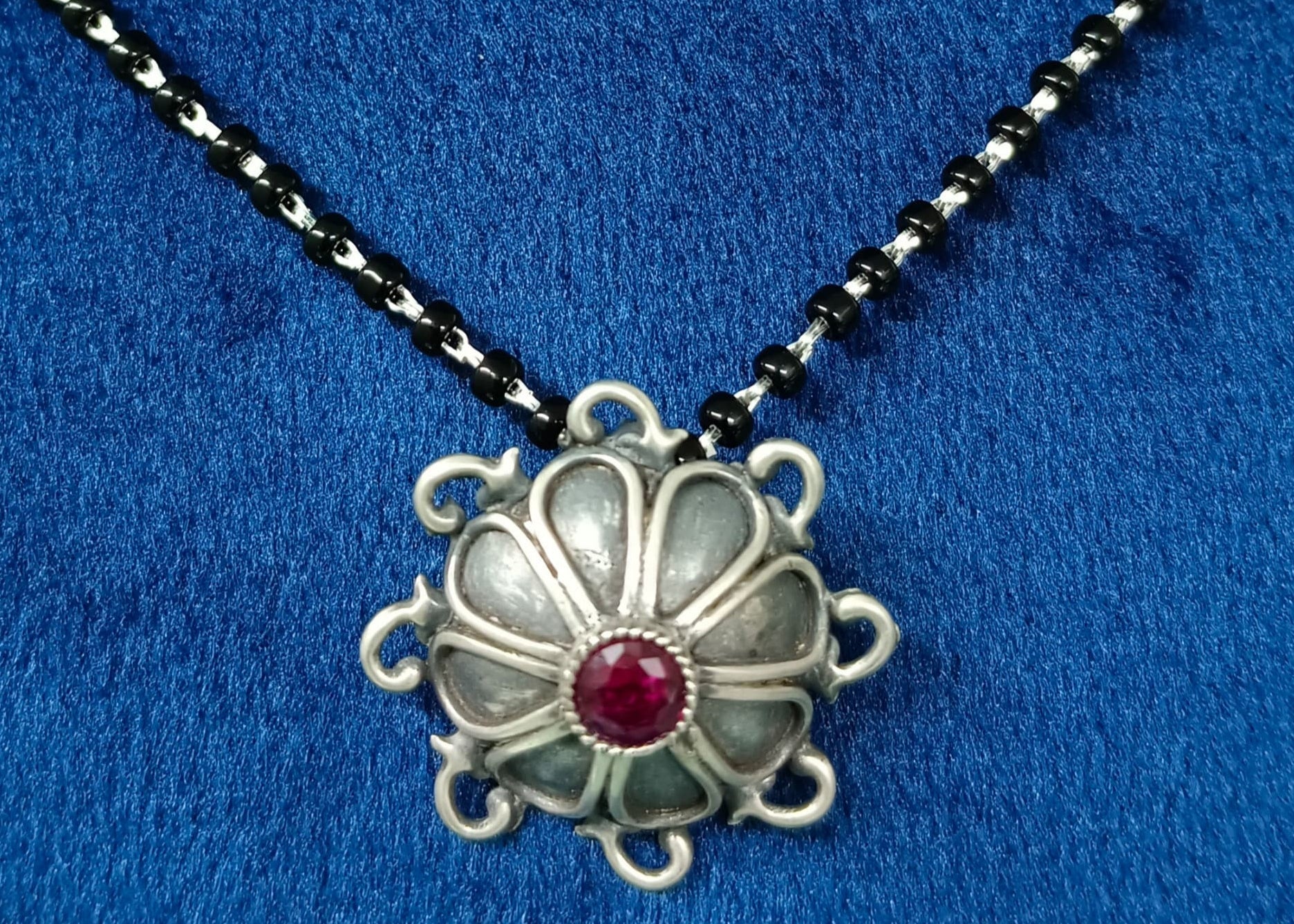 Silver Oxide Traditional Mangalsutra