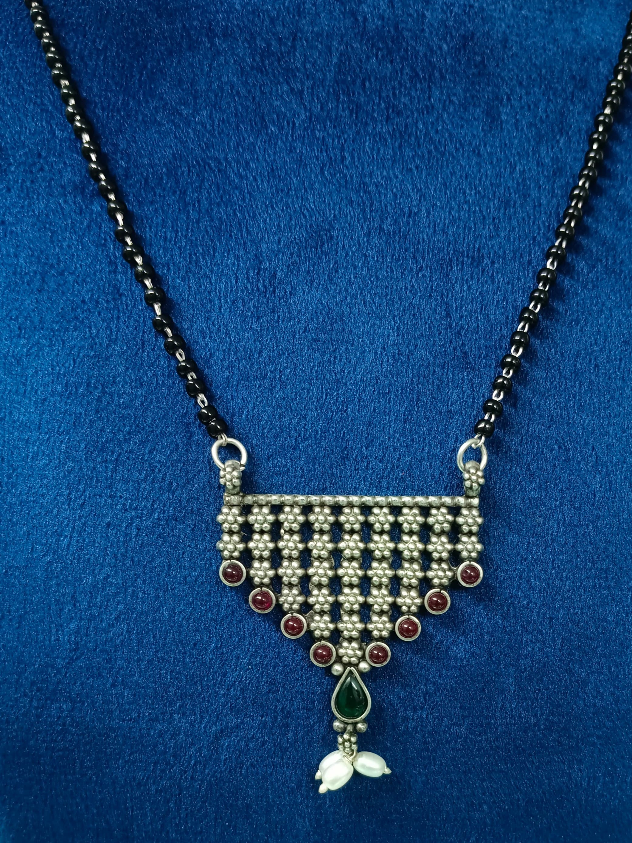 Silver oxide Traditional Mangalsutra