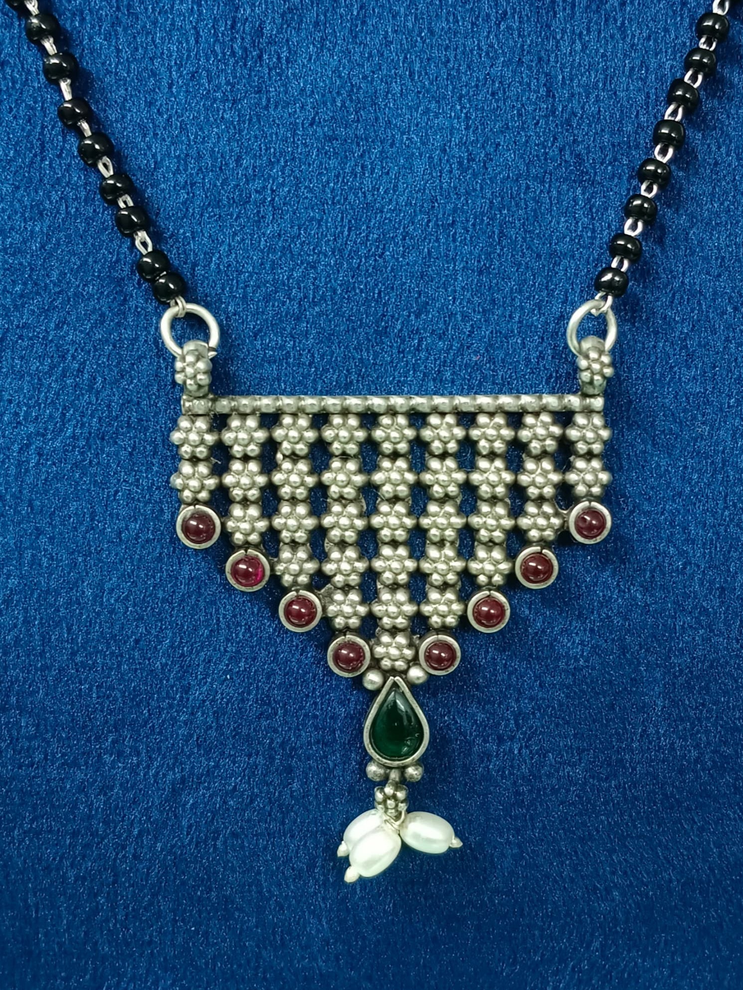 Silver oxide Traditional Mangalsutra