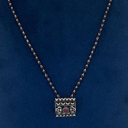 Silver oxide mangalsutra