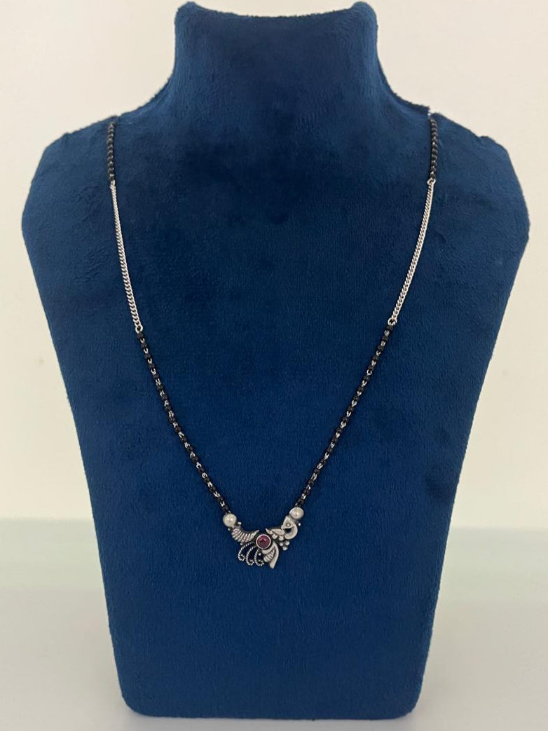Silver Oxide Traditional Mangalsutra