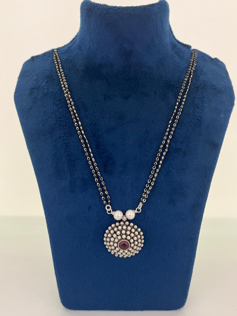 Silver Oxide Traditional Mangalsutra