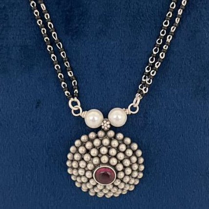 Silver Oxide Traditional Mangalsutra