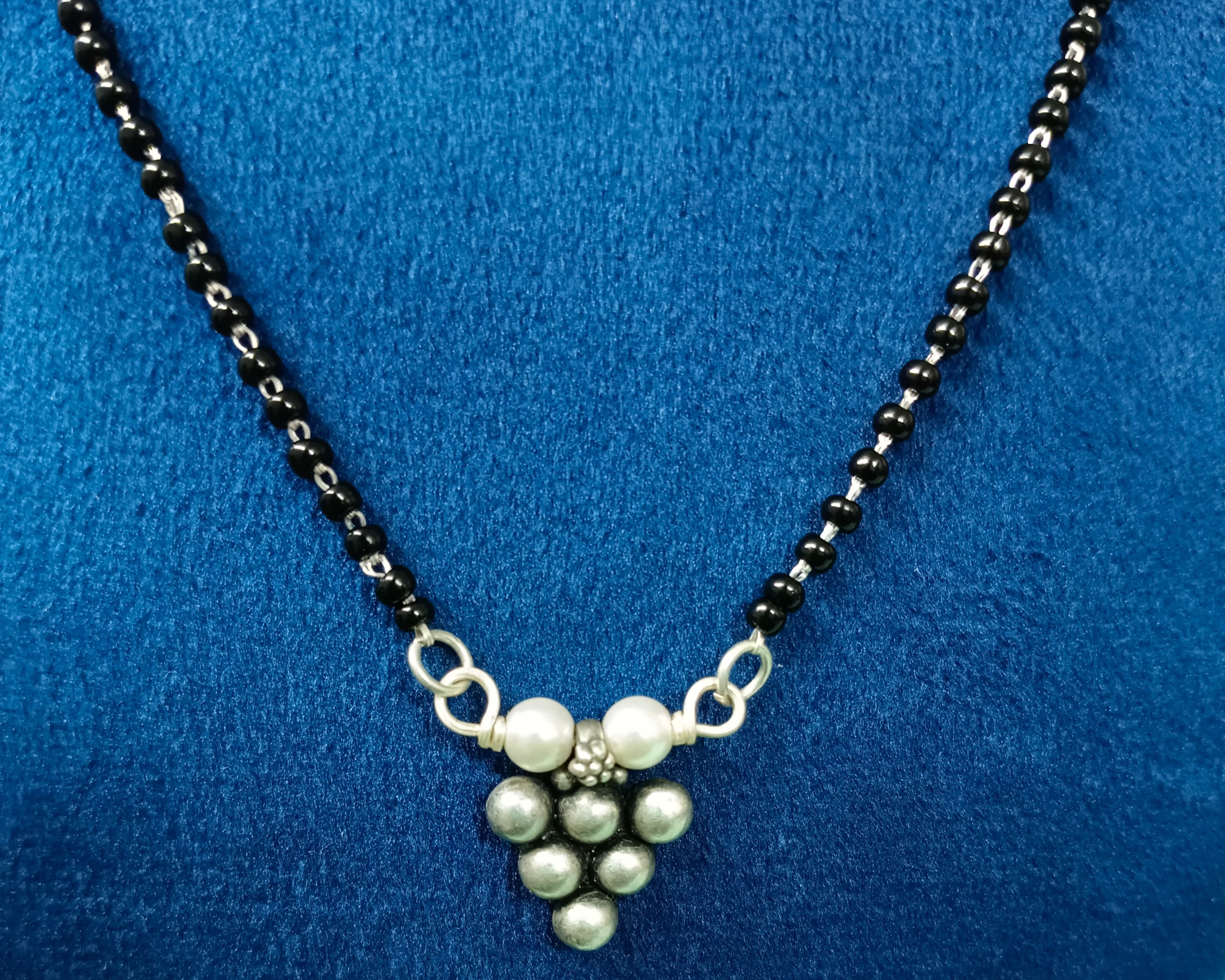 Silver Oxide Traditional Mangalsutra
